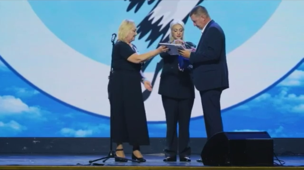 Передача Памятного Наградного Жетона Штурмовика-Разведчика Фатеева Н.А.